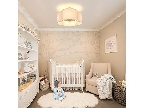 4-Light 14.4'' Semi Flush Mount Ceiling Light Fixture