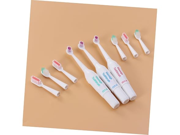 Mipcase Puppy Toothbrush 3pc Toothbrush Autom