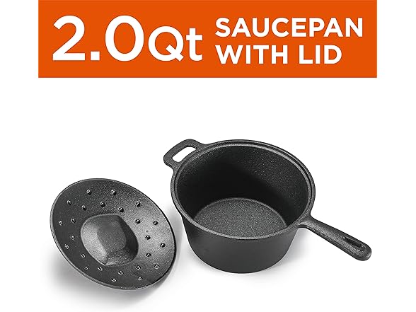 Commercial Chef 2-Qt. Saucepan with Lid