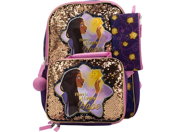 (4 Piece) 16" Disney Wish Backpack