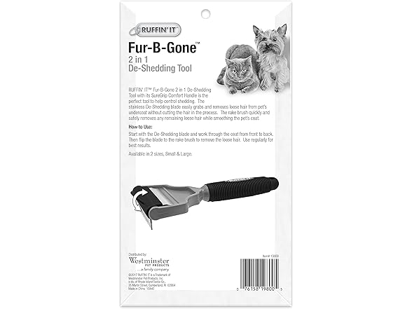 Fur-B-Gone Pet Deshedding Tool