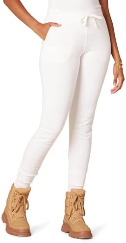 Amazon Essentials Women's Fleece Jogger Sweatpant (Available in Plus Size), White, 6X