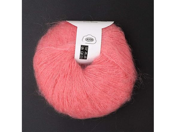 ViaGasaFamido 26g/Skein Mohair Yarn, Soft