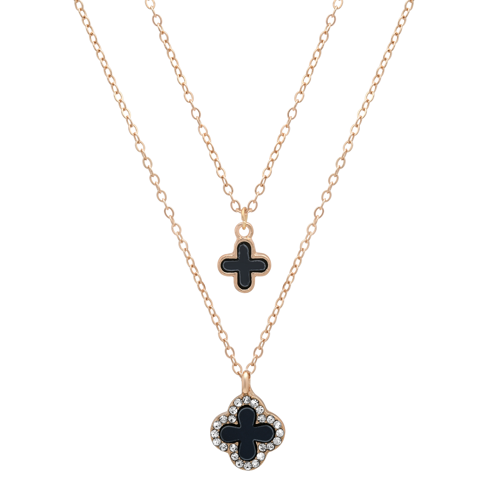Mini Clover Charm Necklace - Gallery 6