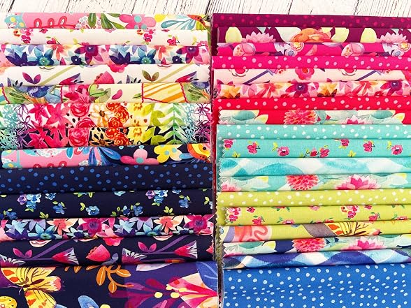 Moda Fabrics Amarilys Henderson Flower Patches Jelly Roll