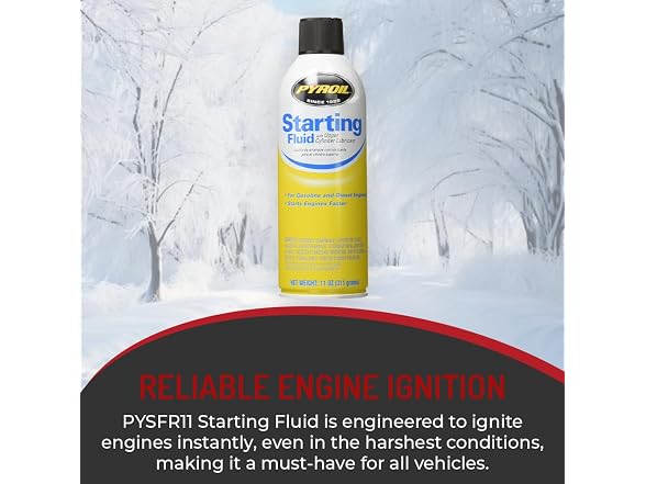 Pyroil Starting Fluid 11oz, 12 Pack