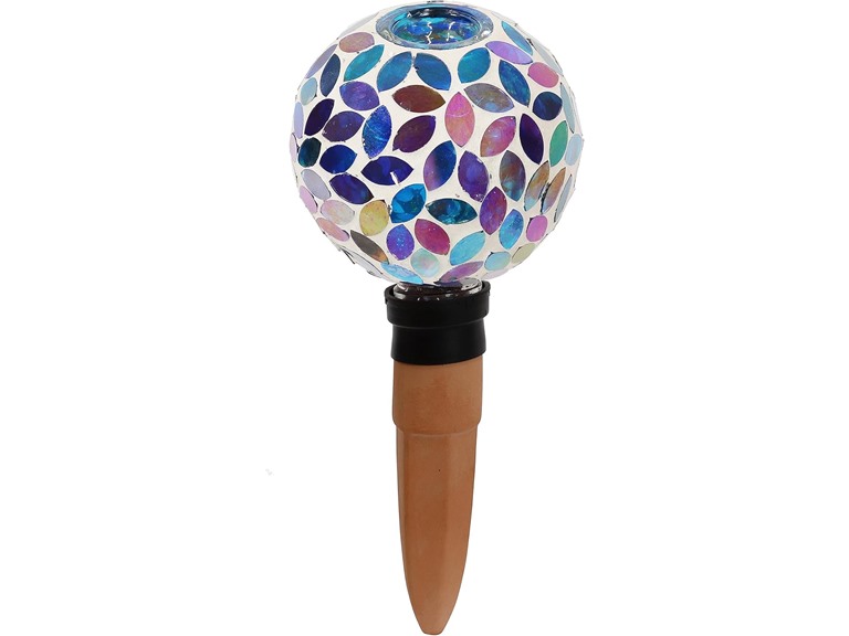 Mosaic Glass Self Watering Globe for Plants - Gallery 11