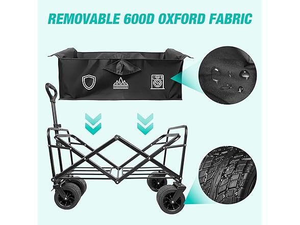 PACBEAR Collapsible Beach Wagon