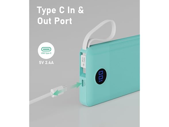 EEIVOL Charger Built-in 4 Cables