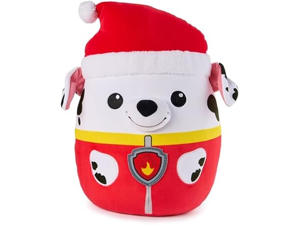 PAW Patrol Winter Holiday Marshall Squish Plush