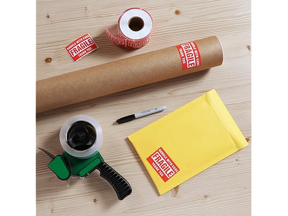 Quality Park Fragile Stickers 500/Roll