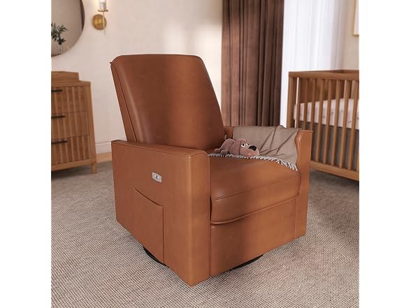 Evolur Evolur Harlow Upholstered Power Glider