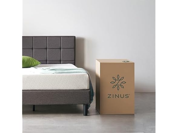 ZINUS 8" Green Tea ActivFresh(R) Memory Foam Mattress