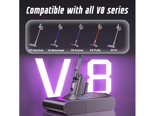 Kepism 8000mAh Dyson V8 Battery
