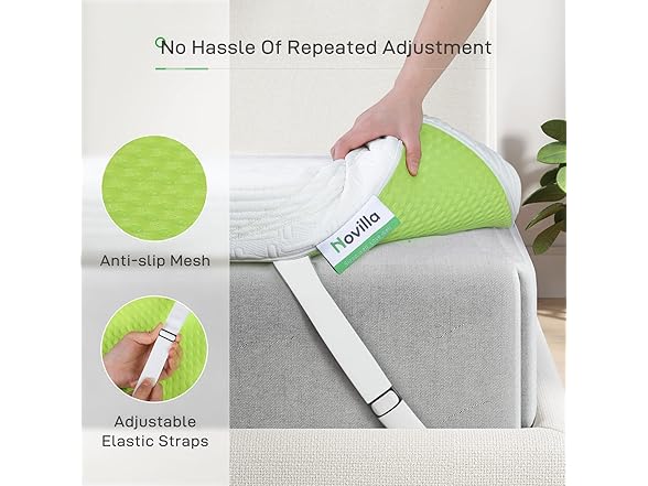 Novilla Memory Foam Mattress Topper King