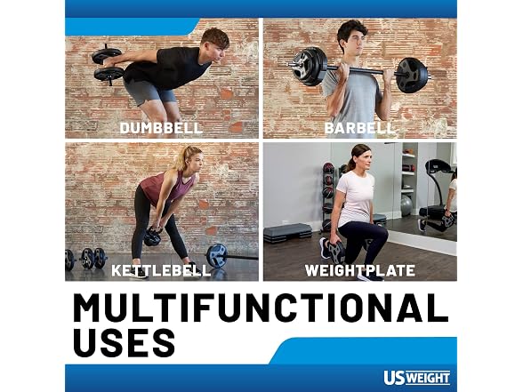 US Weight 43LB Weight Set with 55" Barbell