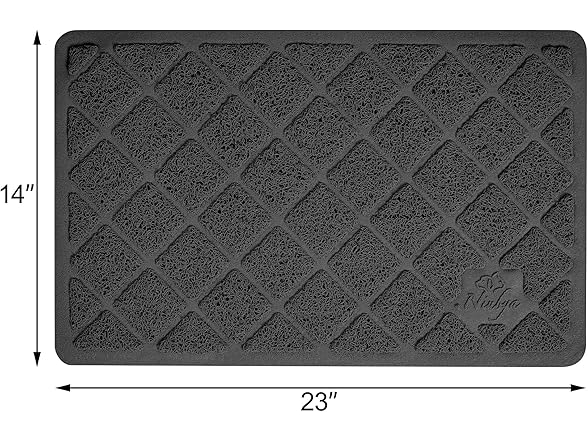 Niubya Premium Cat Litter Mat, Litter Box Mat