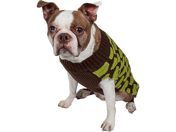 Pet Life ® Weaved Ribbed Pet Sweater