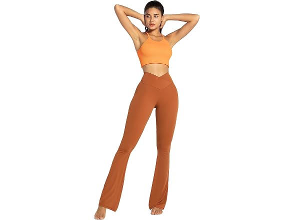 Sunzel Flare Leggings 34in S Coffee