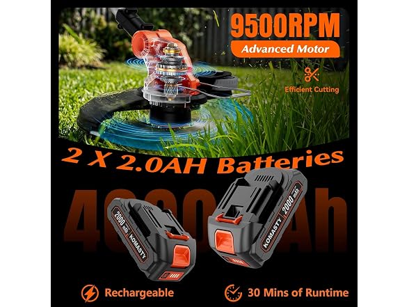 20V Electric Cordless String Trimmer