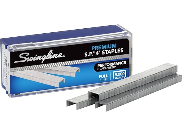 Swingline Staples, S.F. 4, Premium, 1/4 Inches Length