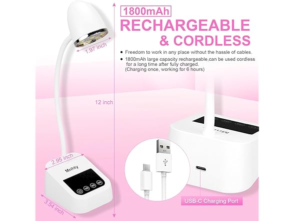 Mnhty UV LED Nail Lamp