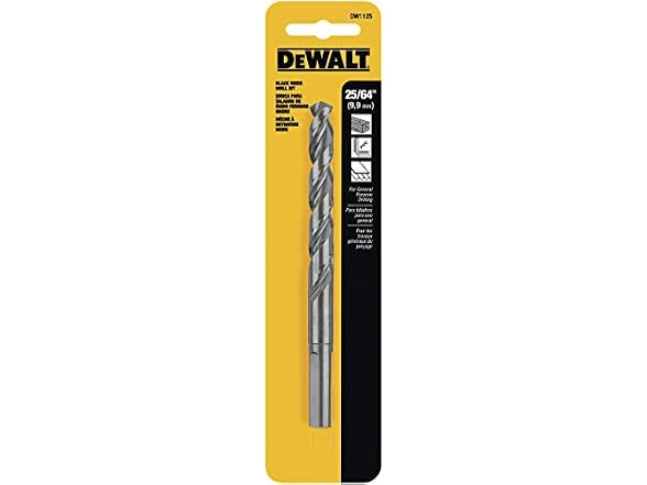 DEWALT ACCESSORIES DW1125 25/64 Black