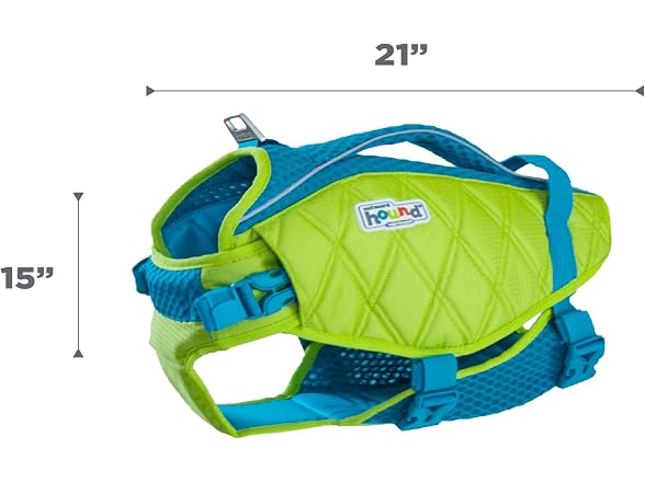 Outward Hound Standley Sport Green Lifejacket