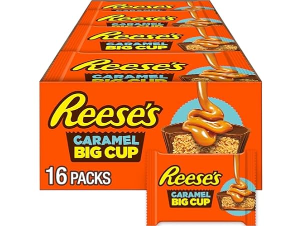 $7.99, Was $13, 38% Off! Reeses Big Cup Caramel PB Cups 1.4oz 16c dealfomo
