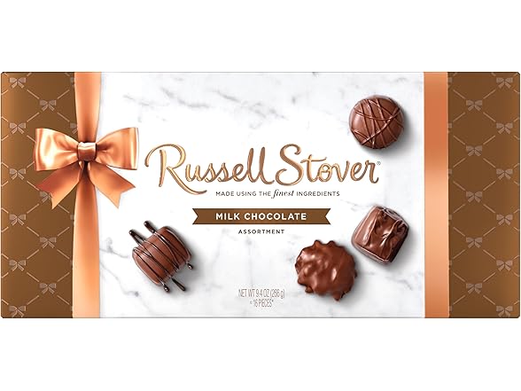 Russell Stover Milk Choc Assortment 9.4o
