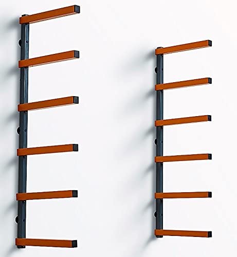 Bora Wood Organizer Storage Metal Rack w/ 6-Level - Gallery 11