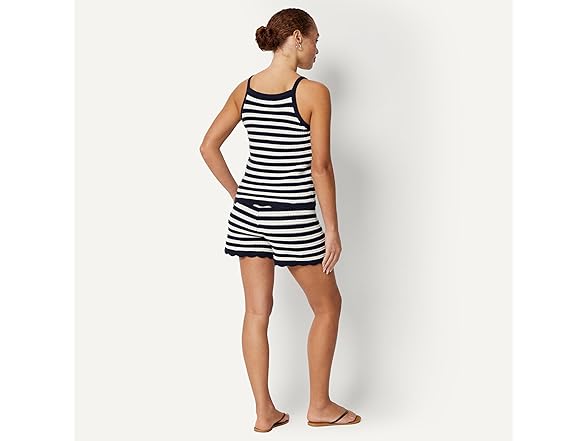 AE Womens Crochet Tank & Shorts Set