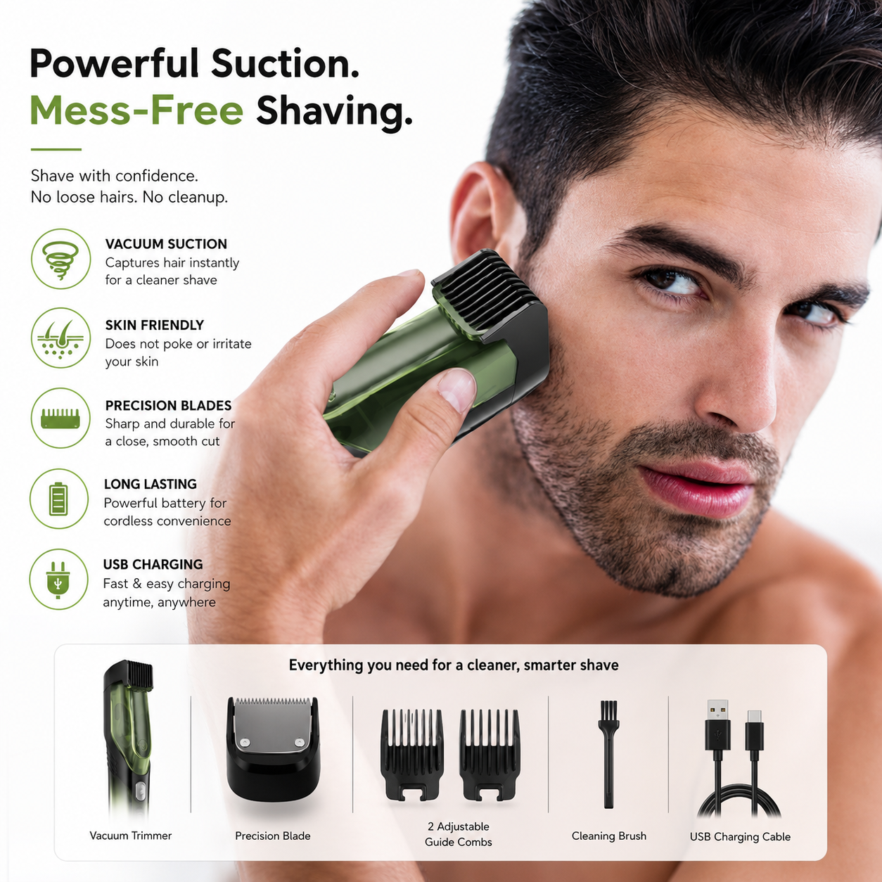 Vacuum Beard Trimmer - Gallery 8