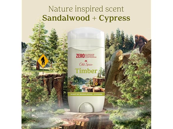 Old Spice Aluminum Free Deodorant Timber 3 oz