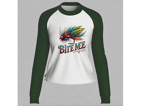 Xucload Bite Me Funny Fishing Lure Patch