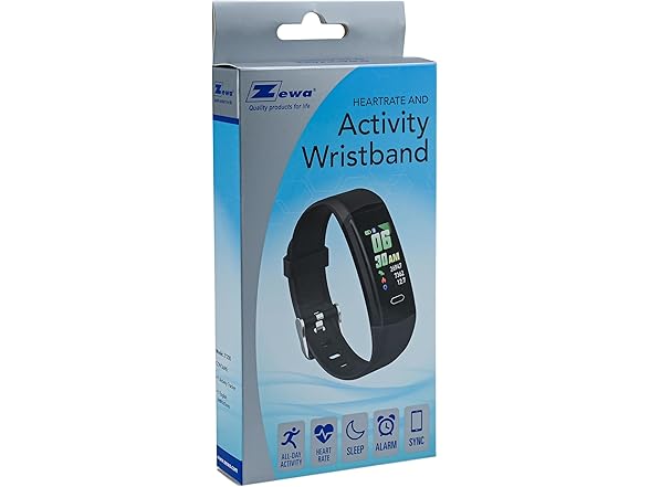 Zewa Fitness Tracker w/Heart Monitor