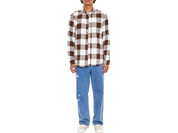 Forever 21 (S) Flannel Shirt Brown