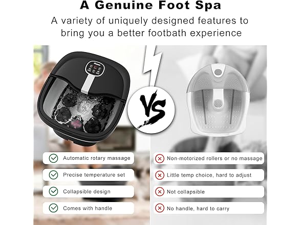 HOSPAN Collapsible Foot Spa