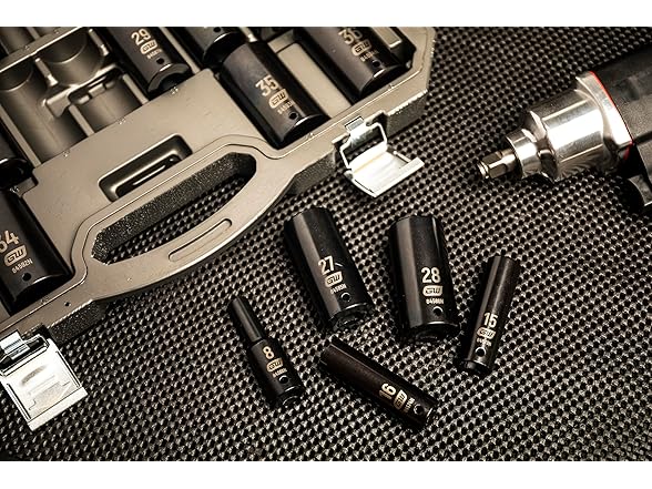 GEARWRENCH 29 Pc. 1/2" Drive 6 Pt. Impact Socket Set, Deep, Metric - 84935N 