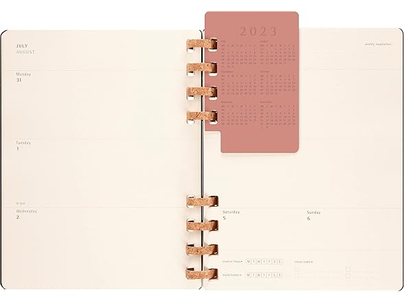 Moleskine 2024 Spiral Academic Planner, 