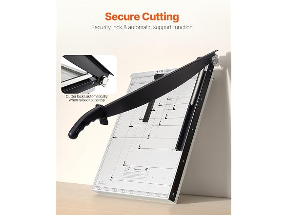 Paper Cutter, Guillotine Trimmer, 18" Cut