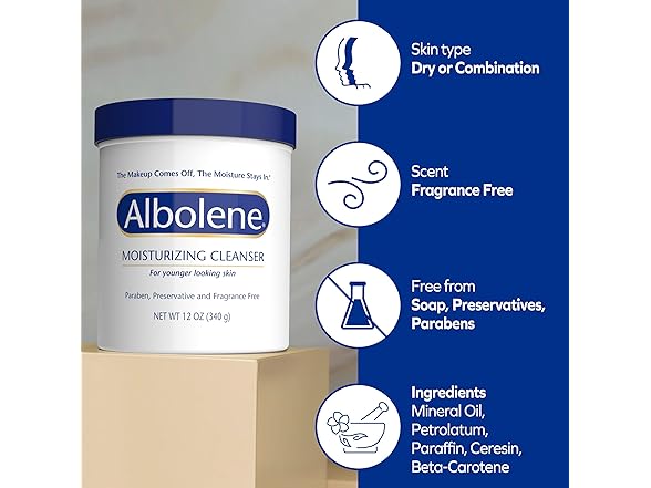 Albolene Face Moisturizer and Makeup Remover