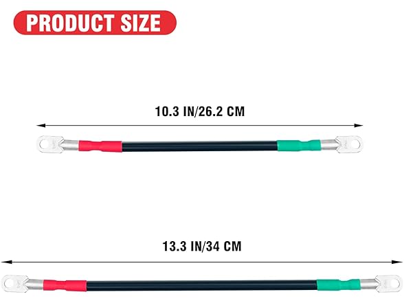 digi marker  4 Gauge Golf Cart Battery Cables for EZ  