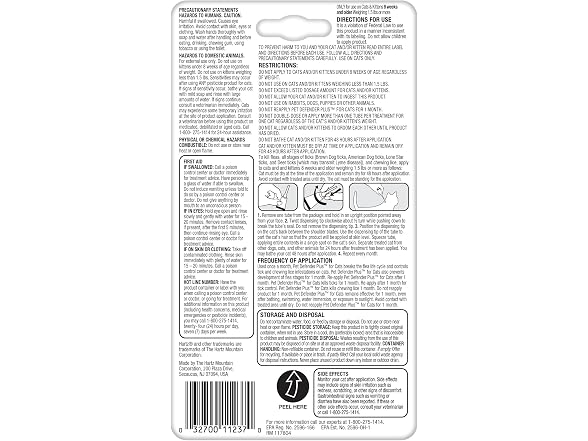 Pet Defender Plus for Cats & Kittens Flea & Tick Topical