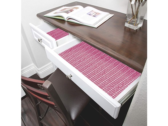 Smart Design Grip Shelf Liner - Berry