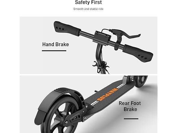 Foldable Kick Scooter for Kids & Adults