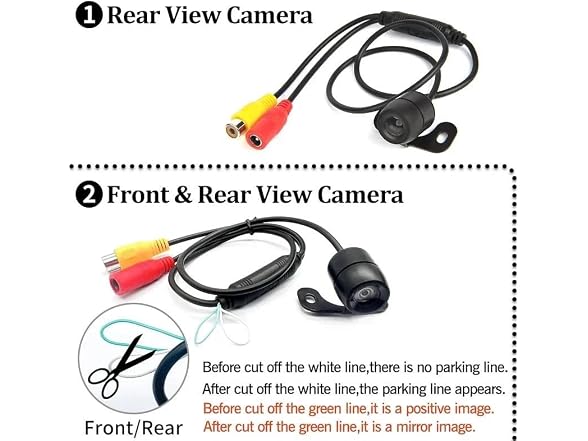 Generic APP-Auto-136 HD Car Rear View Backup Camera