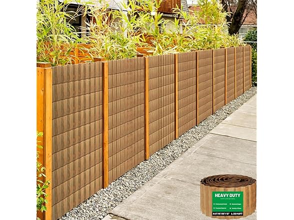 Lubaku Corrugated Garden Edging Border