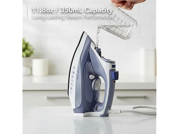 OVENTE OVENTE Steam Iron for Clothes, 1200W Lightweight Ste