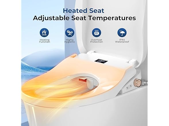 RUIFQ Bidet Toilet Seat Elongated